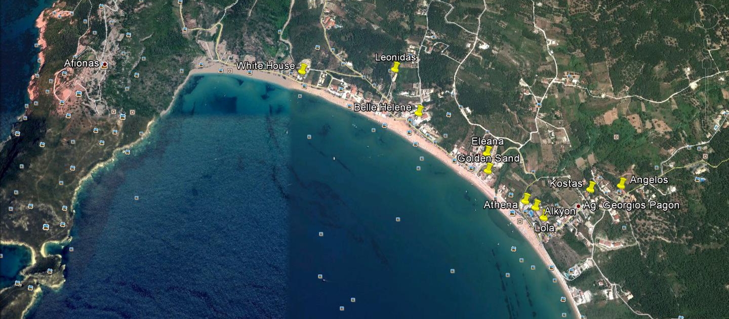 Agios Georgios Pagon with capacities 2013